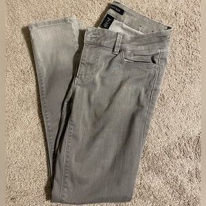 White House Black Market Skinny Leg Gray Jeans